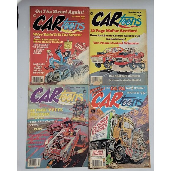 Vintage CARtoons Comic Book Lot Of 17 Issues From 1970s & 1980s - Picture 3 of 6